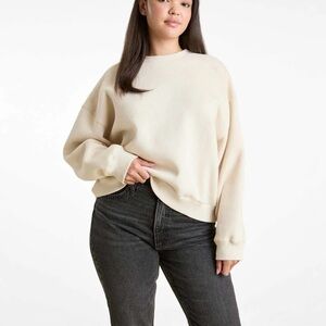 Nuuds Brand New Classic Crewneck Bone Sweatshirt Sz XL